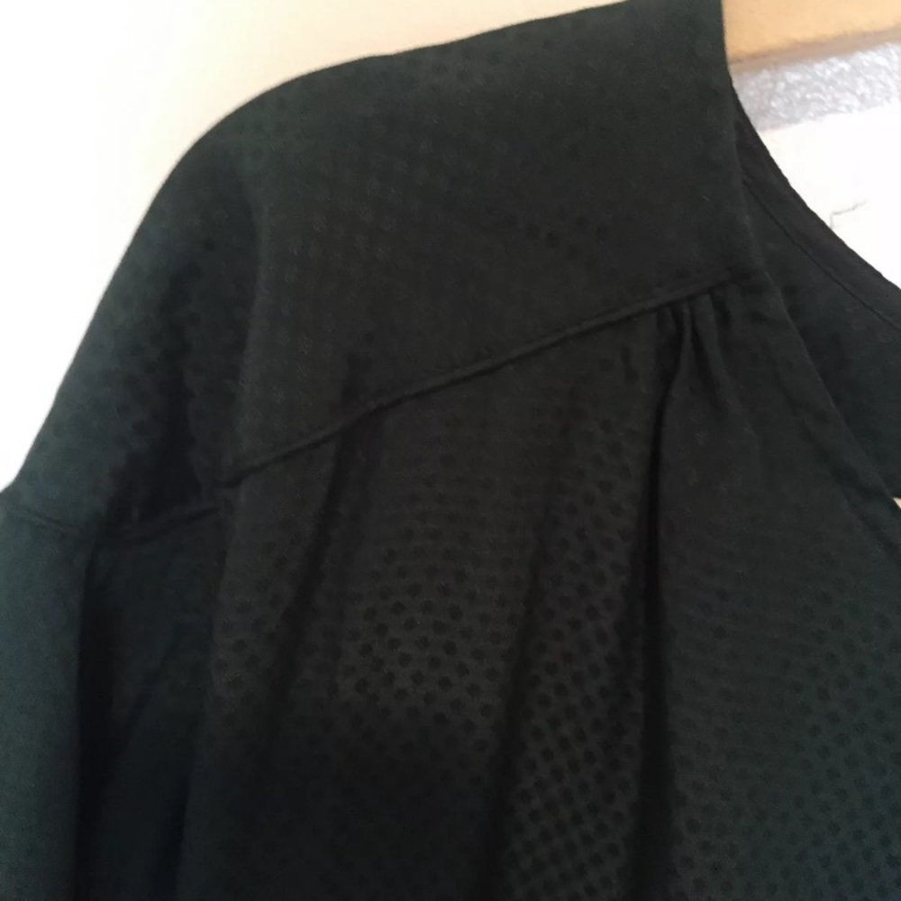 Comptoir Des Cotonniers Silk Emerald Green Dress